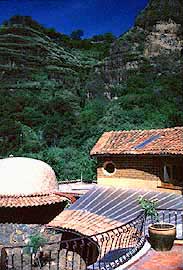 Overview of eco demonstration home at eco village