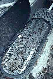 Ferro cement multi modal grey water tank under construction.